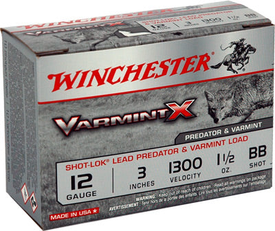 Winchester Ammo Varmint-X 12Ga. 3" 1.5oz #BB 1300fps. 10-Pack