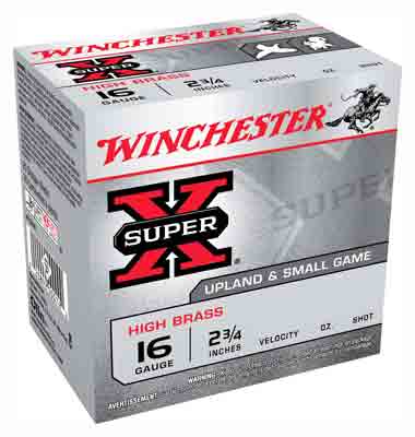 Winchester Ammo Super-X 16Ga. 2.75" 1295fps. 1-1/8oz. #4 25-Pack