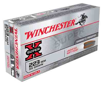 Winchester Ammo Super-X .223 Rem. 55gr. JSP 20-Pack