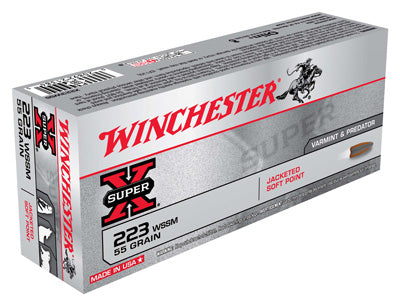 Winchester Ammo Super-X .223Wssm 55gr. JSP 20-Pack