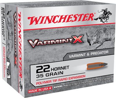 Winchester Ammo Super-X .22 Hornet 35gr. Varminter-X 20-Pack