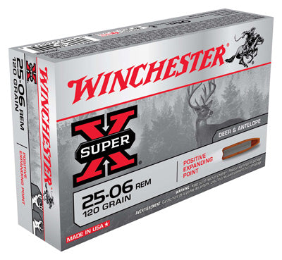 Winchester Ammo Super-X .25-06 Rem. 120Gr Expanding Point 20-Pack