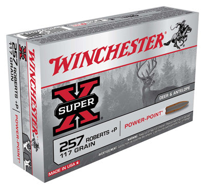 Winchester Ammo Super-X .257 Roberts +P 117gr. Power Point 20-Pack