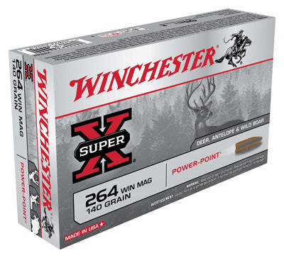 Winchester Ammo Super-X .264Wm 140gr. Power Point 20-Pack