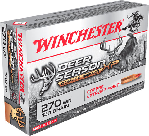 Win Ammo Deer Season .270Wsm 130Gr. Ep Copper Impact 20-Pk X270Sdslf