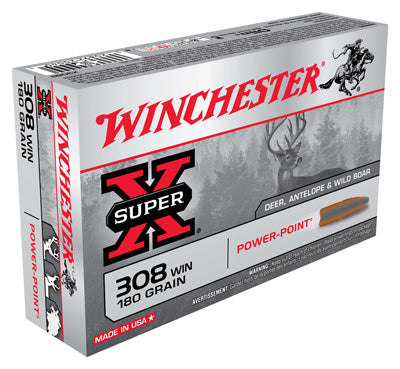 Winchester Ammo Super-X .308 Win. 180gr. Power Point 20-Pack