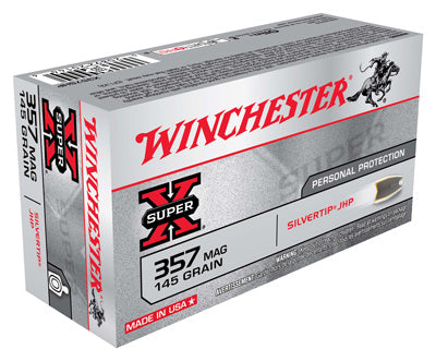 Winchester Ammo Super-X .357 Magnum 145gr. Silvertip HP 50-Pack