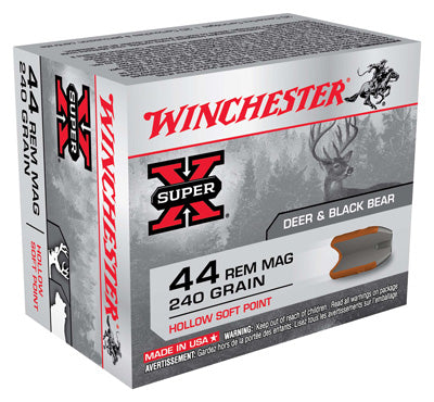 Winchester Ammo Super-X .44 Rem Mag 240gr. Hollow Soft Point 20-Pack
