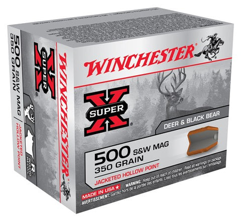 Winchester Ammo Super-X .500Sw Magnum 350gr. JHP 20-Pack