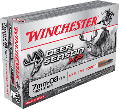 Winchester Ammo Deer Season 7mm-08 140gr. Extreme Point 20-Pack