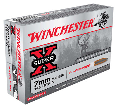 Winchester Ammo Super-X 7X57 Mauser 145gr. Power Point 20-Pack