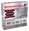 Winchester Ammo Super-X .410 2.5" 1300fps. 000Bk 3-Pellets 5-Pack.