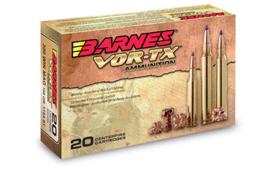 Barnes VOR-TX, 300AAC Blackout, 110 Grain, Tipped Triple Shock X, Flat Base, Lead Free, 20 Round Box BB300AAC1