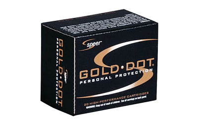 CCI/Speer Speer Gold Dot, Personal Protection, 40S&W, 180 Grain, Hollow Point, Short Barrel, 20 Round Box 23974GD