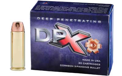 CorBon Deep Penetrating X Bullet, 45LC, 225 Grain, Barnes X, 20 Round Box DPX45C225