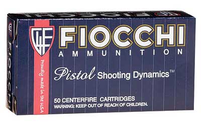 Fiocchi Ammunition Centerfire Pistol, 32ACP, 73 Grain, Full Metal Jacket, 50 Round Box 32AP