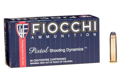 Fiocchi Ammunition Centerfire Pistol, 357MAG, 158 Grain, Copper Metal Jacket, 50 Round Box 357GCMJ