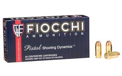 Fiocchi Ammunition Centerfire Pistol, 380ACP, 90 Grain, Jacketed Hollow Point, 50 Round Box 380APHP