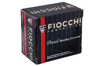 Fiocchi Ammunition Centerfire Pistol, 38 Special, 125 Grain,XTP, 25 Round Box 38XTPP25