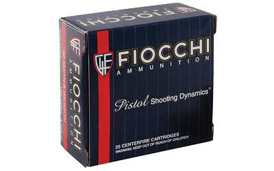 Fiocchi Ammunition Centerfire Pistol, 40S&W, 165 Grain, Copper Metal Jacket, 50 Round Box 40XTP25