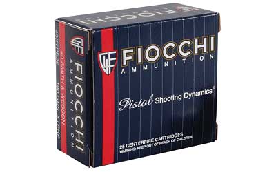 Fiocchi Ammunition Centerfire Pistol, 40S&W, 155 Grain, XTP, 25 Round Box 40XTPB25