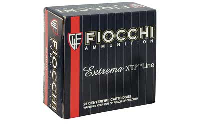 Fiocchi Ammunition Centerfire Pistol, 45LC, 250 Grain Lead Round Nose, 25 Round Box 45XTP25
