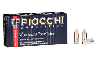 Fiocchi Ammunition Centerfire Pistol, 9MM, 147 Grain, XTP, 25 Round Box 9XTPB25