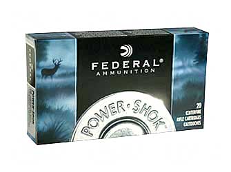 Federal PowerShok, 25-06REM, 117 Grain, Sierra, 20 Round Box 2506BS
