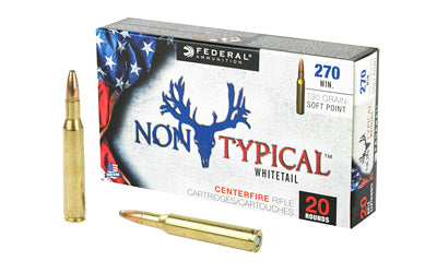 Federal Non Typical, 270 Win, 130Gr, Soft Point, 20 Round Box 270DT130