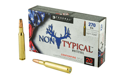 Federal Non Typical, 270 Win, 150Gr, Soft Point, 20 Round Box 270DT150
