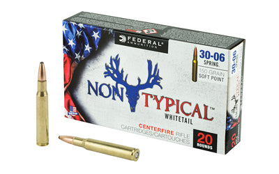 Federal Non Typical, 30-06, 150Gr, Soft Point, 20 Round Box 3006DT150