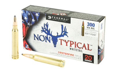 Federal Non Typical, 300 Win, 150Gr, Soft Point, 20 Round Box 300WDT150
