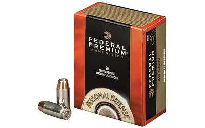 Federal Hydra-Shok, 40S&W, 165 Grain, Hollow Point, 20 Round Box P40HS3