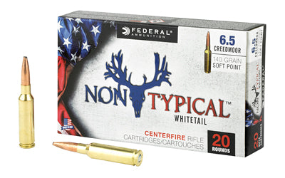 Federal Non Typical, 6.5 CREEDMOOR, 140Gr, Soft Point, 20 Round Box 65CDT1
