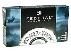 Federal PowerShok, 6MM REM, 100 Grain, Soft Point, 20 Round Box 6B