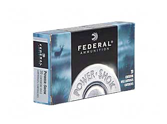 Federal PowerShok, 7x57, 175 Grain, Soft Point, Round Nose, 20 Round Box 7A