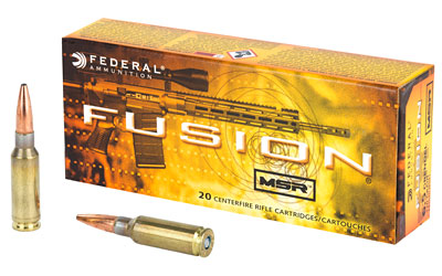 Federal Fusion MSR, 6.5 Grendel, 120 Grain, Soft Point, 20 Round Box F65GDLMSR1