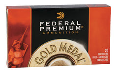 Federal Gold Medal, 260 Rem, 142 Grain, Sierra Boat Tail,Hollow Point, 20 Round Box GM260M