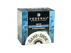 Federal Game Load, 20 Gauge, 2.75", #8, 2.5 Dram, .875oz, Shotshell, 25 Round Box H2008