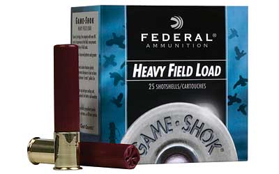 Federal GameShok, 410 Gauge, 2.5", #7.5, Max Dram, .5oz, Shotshell Lead Shot, 25 Round Box H41275