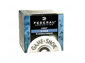 Federal GameShok, 410 Gauge, 3", #5, Max Dram, .6875oz, Shotshell Lead Shot, 25 Round Box H4135