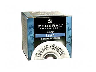 Federal GameShok, 410 Gauge, 3", #7.5, Max Dram, .6875oz, Shotshell Lead Shot, 25 Round Box H41375