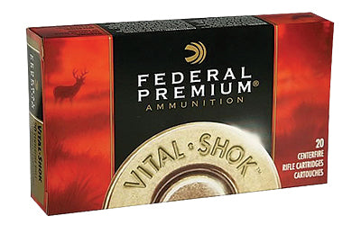 Federal Vital-Shok, 243 Win, 100 Grain, Sierra GameKing Boat Tail Soft Point, 20 Round Box P243C