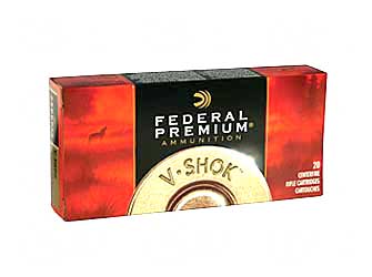 Federal Vital-Shok, 260REM, 140 Grain, Boat Tail, Soft Point, 20 Round Box P260A