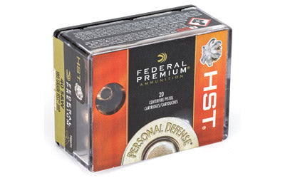 Federal Premium, 40S&W, 180 Grain, Jacketed Hollow Point, 20 Round Box P40HST1S