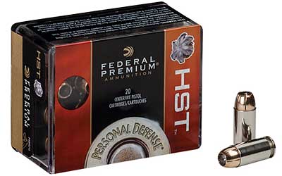 Federal Premium, 45ACP, 230 Grain, Jacketed Hollow Point, 20 Round Box P45HST2S