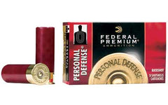 Federal Personal Defense, 12 Gauge, 2.75", 00 Buck, Buckshot, 9 Pellets, 5 Round Box PD13200