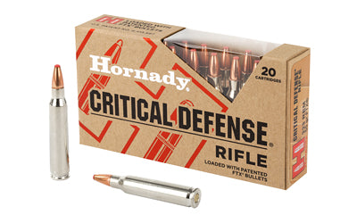 Hornady Critical Defense Rifle,  223 Remington, 55 Grain, FlexTip, 20 Round Box 80270