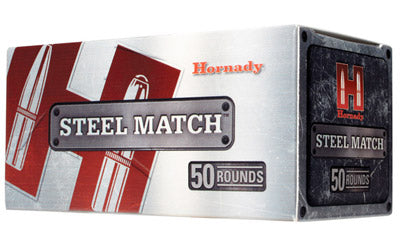 Hornady Steel Match, 223REM, 55 Grain, Hollow Point, Steel Case, 50 Round Box 80274