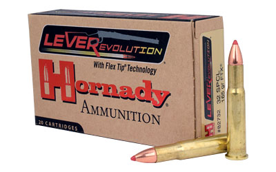 Hornady LeverEvolution, 32 Special, 165 Grain, FlexTip, 20 Round Box 82732